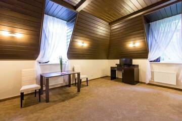 Фото номера Номер улучшенный (мансарда) Гостиница Hotel&amp;SPA Лафер Ренессанс 4 г. Сергиев Посад 4